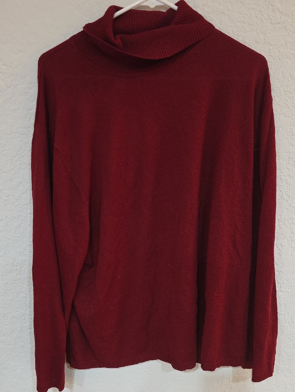 Josephine Burgundy Cowl Neck Sweater Size 3X